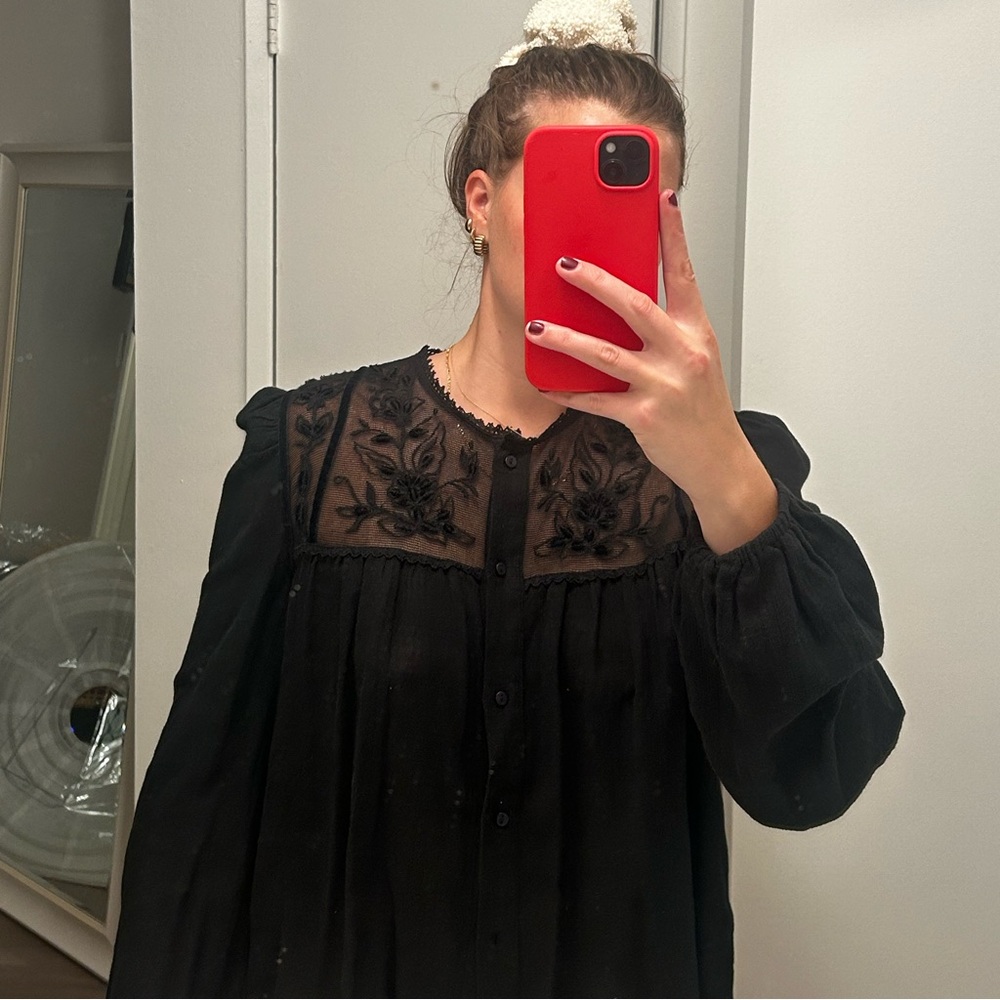 NWT Lace Long sleeve shirt